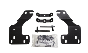Chevrolet Silverado 1500 Skid Plate Mounting Brackets - Go Rhino - RC3 LR & RC4 LR - Textured Black - `14-`15